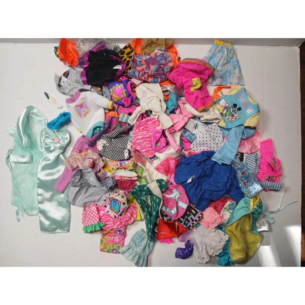 Vintage Barbie Ken Clothes Lot Huge 80s 90s Mattel Heart Family Disneyland